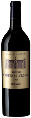Chateau Cantenac Brown Margaux 3. Cru Classé 2021 i trækasse