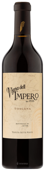 Tenuta Sette Ponti Vigna dell Impero 1935 Toscana 2016