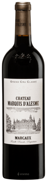 Château Marquis d'Alesme Margaux 3. Cru Classé 2022 i trækasse