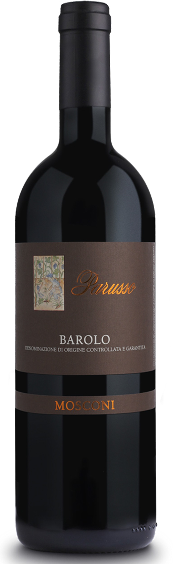 Parusso Mosconi Barolo 2018 i trækasse