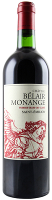 Château Bélair Monange St-Émilion 1. Grand Cru Classé B 2016