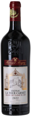 Chateau La Tour Carnet Haut-Medoc 4. Cru Classe 2022 i trækasse